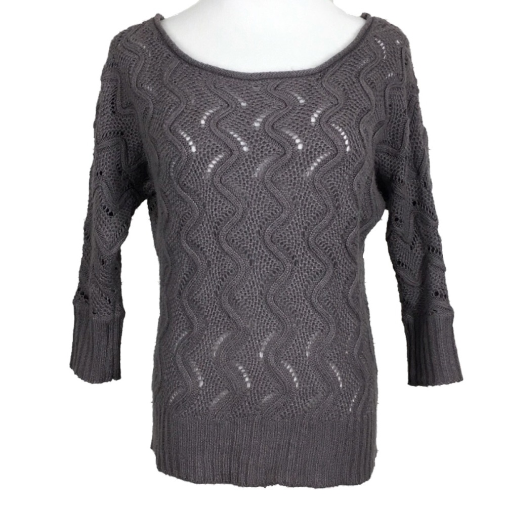 LC Lauren Conrad S Woman's Knit Sweater 3/4 Sleeve